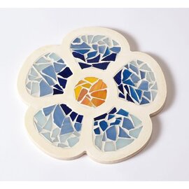 Bloem mozaïek kit 15.5x14 cm