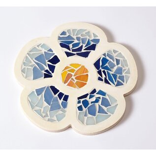 Bloem mozaïek kit 15.5x14 cm