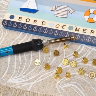 Set van 28 letters voor houtbrander