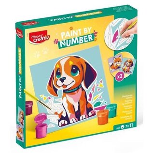 Schilderen op nummer : hond en vos 7->11 jaar