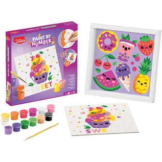 Schilderen op nummer -Kawaii Food Sweet - 7+