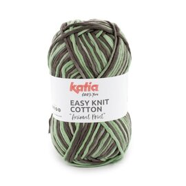 EASY KNIT COTTON - ANIMAL PRINT 203 - Pistache-Nerts bad 87684