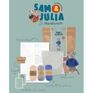 Sam & Julia - Haakpakket Amigurumi - Sam Mouse