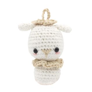 Hardicraft DIY Haakpakket MINI LAMMETJE - Amigurumi Sleutelhanger