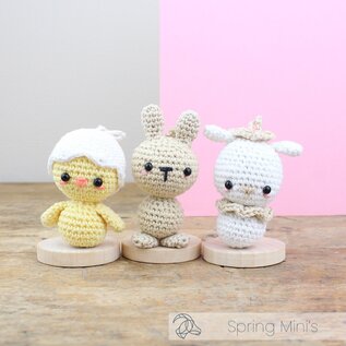 Hardicraft DIY Haakpakket MINI LAMMETJE - Amigurumi Sleutelhanger