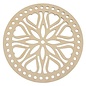 Houten deksel Mandala voor haakwerk Ø 20cm