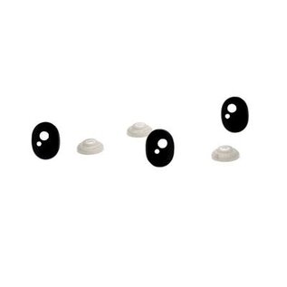 Veiligheidsogen ovaal 9x12cm 10st.