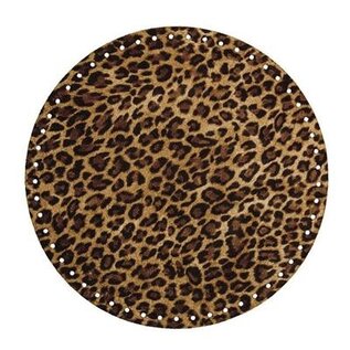 Tassenbodem met luipaardprint, Ø 28 cm