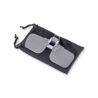 Carson Clip & Flip Bril Clip Loep 1,5x Vergrootglas voor lezen en ander nauwgezet werk.