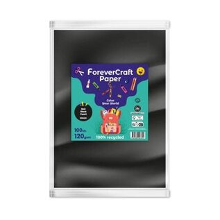 Papier - ForeverCraft 120g. 100 vellen A4 Zwart