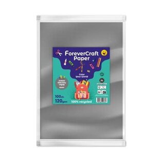 Papier - ForeverCraft 120g. 100 vellen A4 Grijs