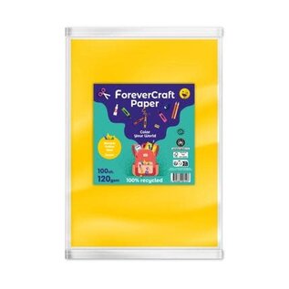 Papier - ForeverCraft 120g. 100 vellen A4 Geel