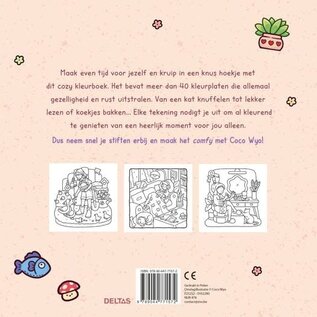 Girl Moments Cute & Comfy kleurboek Coco Wyo