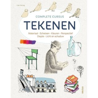 Complete cursus tekenen materiaal, schetsen, kleuren, perspectief, diepte, licht en schaduw