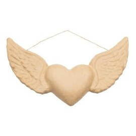 Decopatch - Ex Voto Hart met Vleugels 28x19cm