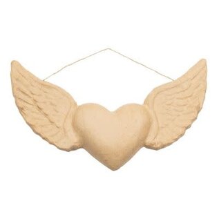 Decopatch - Ex Voto Hart met Vleugels 28x19cm