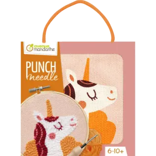 Punch Needle 'Eenhoorn' ø 13cm
