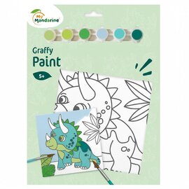 My Mandarine Painting By Number - Dino 20x20cm