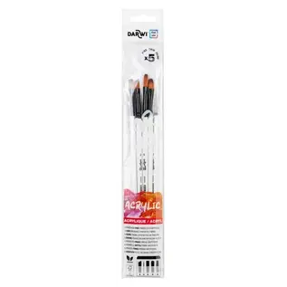 Darwi -  Set van 5 penselen Acryl