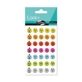 Cooky Stickers 35 gezichtjes Evaluatie