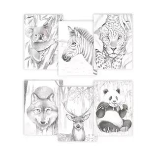 Kleurboek Odelia 4 Animals - Emmanuelle Colin