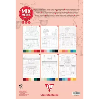 Kleurboek Odelia 5 Shopfronts - Emmanuelle Colin