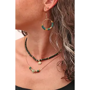 DIY JADE SIERADENSET (GROEN-GOUD)