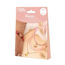 DIY KWARTS SIERADENSET (ROZE-GOUD)