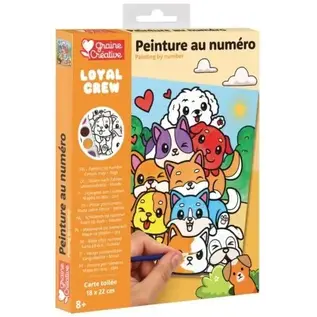 Schilderen Op Nummer Set Honden 18,5 x 22 cm