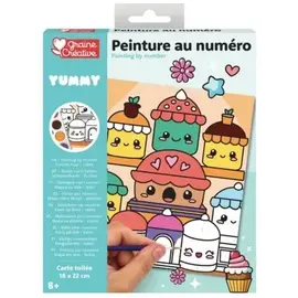 Schilderen Op Nummer Set Kawaii Cakes 18,5 x 22 cm