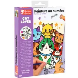 Schilderen Op Nummer Set Katten 18,5 x 22 cm