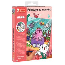 Schilderen Op Nummer Oceaan dieren 18,5 x 22