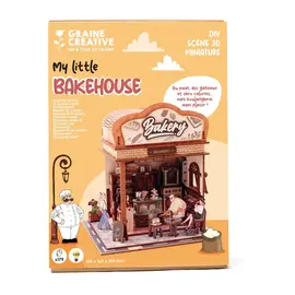 3D HOUTEN HUISJE ETALAGE BAKKERIJ