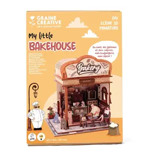 3D HOUTEN HUISJE ETALAGE BAKKERIJ