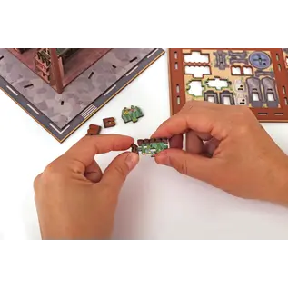 3D HOUTEN HUISJE ETALAGE BAKKERIJ