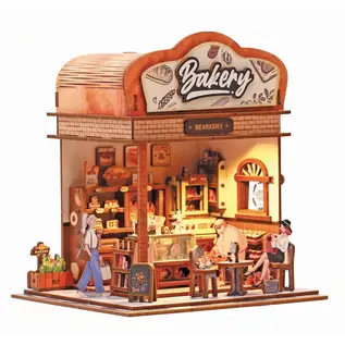 3D HOUTEN HUISJE ETALAGE BAKKERIJ