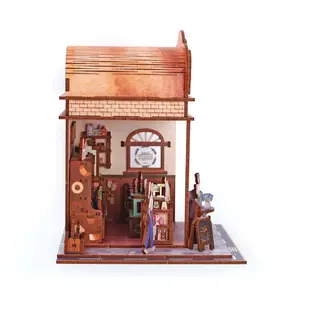 3D HOUTEN HUISJE ETALAGE BAKKERIJ