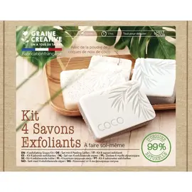 DIY ZEEP SET MET KOKOSNOOT GEURPOEDER