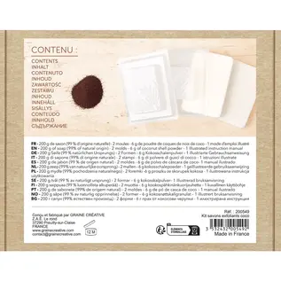 DIY ZEEP SET MET KOKOSNOOT GEURPOEDER