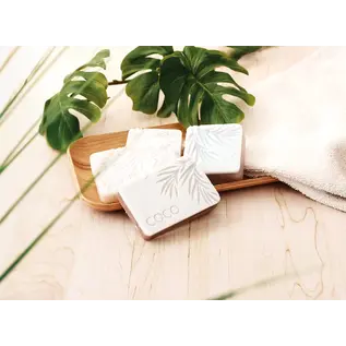 DIY ZEEP SET MET KOKOSNOOT GEURPOEDER