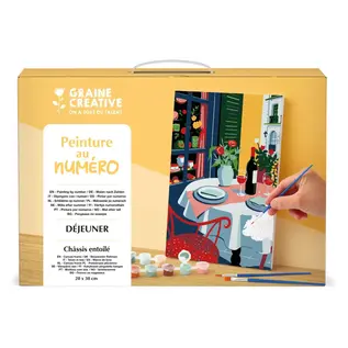 SCHILDEREN OP NUMMER 20 x 30 - ONTBIJT