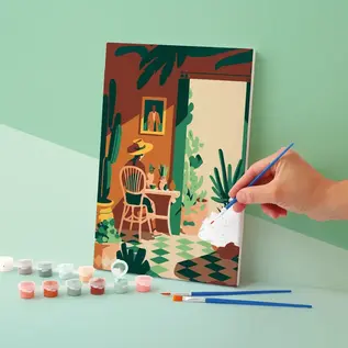 SCHILDEREN OP NUMMER 20 x 30 - ZACHTHEID VAN DE ZOMER