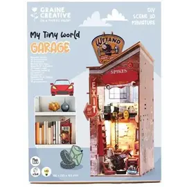 DIY 3D Book nook, Boekensteun Garage