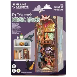 DIY 3D Book nook, Boekensteun Magic House