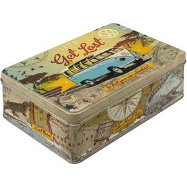 Bewaarblik/opbergblik - Volkswagen T1 Bus - Metaal - 23 x 16 x 7 cm - 2,5 liter