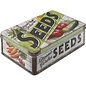 Bewaarblik/opbergblik - Organic Garden Seeds - Metaal - 23 x 16 x 7 cm - 2,5 liter