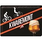 Metalen Wandbord 30 cm x 40 cm - Kwaremont Pittig Blond - Belgisch Bier