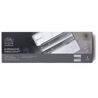 Winsor & Newton Professional Watercolour Blik voor 24 Halve napjes Leeg