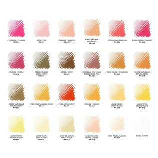 Conté à Paris Kunststofdoosje 48 Carre Kleurkrijtjes Assorti