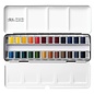 Winsor & Newton Professional Watercolour Blikken Doos 24 Halve Napjes